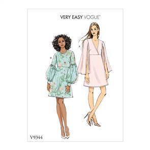 Vogue Pattern Misses' Dress V9344
