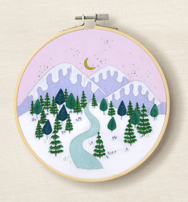 DMC Winter Landscape Embroidery Kit