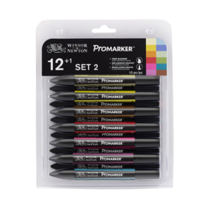 Winsor & Newton Promarker 12+1 Set 2