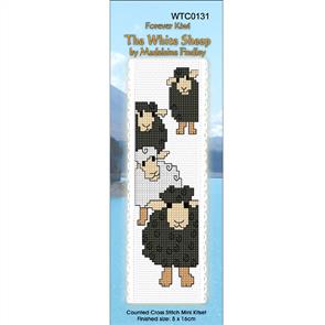 Lyn Manning Cross Stitch Kit Bookmark - The White Sheep