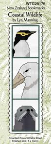 Lyn Manning Cross Stitch Kit Bookmark - Coastal Wildlife