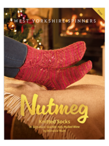 West Yorkshire Spinners Nutmeg Knitted Socks in Signature Sparkle 4ply - Knitting Pattern