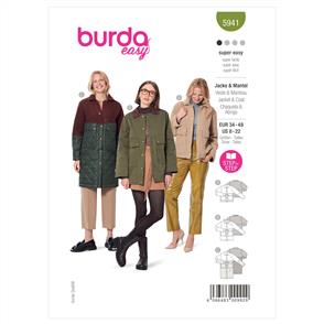 Burda Pattern 5941 Misses' Jacket and Coat