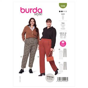 Burda Pattern 5946 Misses' Trousers