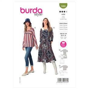 Burda Pattern 5980 Misses' Dress and Blouse
