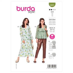 Burda Pattern 6023 Misses' Dress and Blouse