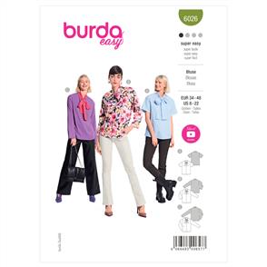 Burda Pattern 6026 Misses' Blouse