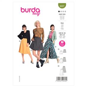 Burda Pattern 6027 Misses' Skirt
