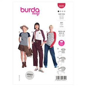 Burda Pattern 6028 Misses' Top