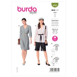 Burda Pattern 6030 Misses' Dress and Blouse
