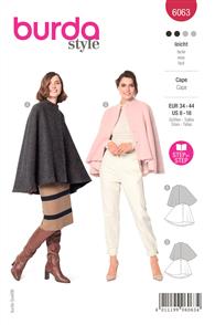 Burda Pattern 6063 Misses' Cape