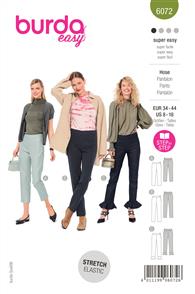 Burda Pattern 6072 Misses' Trousers