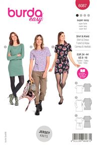 Burda Pattern 6087 Misses' Top, Dress