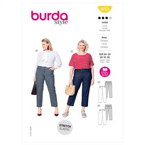 Burda Pattern 6103 Trousers & Pants