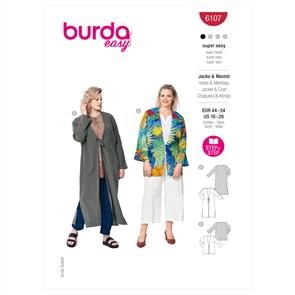 Burda Pattern 6107 Blouson Jackets