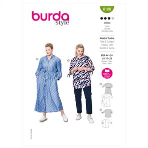 Burda Pattern 6108 Dress & Tunic