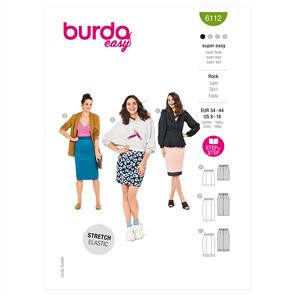 Burda Pattern 6112 Misses' Skirts