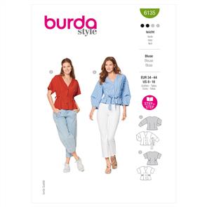 Burda Pattern 6135 Misses' Blouses