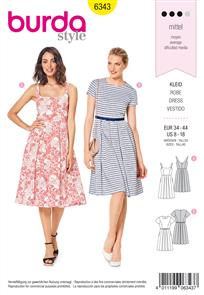 Burda Style Pattern 6343 Misses' pinafore dress