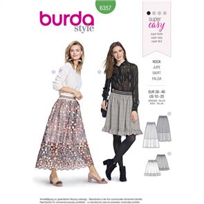 Burda Style Pattern B6357 Women's Skirt