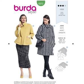 Burda Style Pattern B6372 Women's Jacket