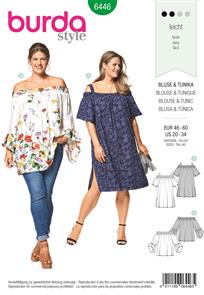 Burda Style Pattern B6446 Women's Sleeve Variation Top