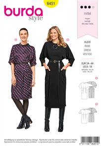 Burda Style Pattern B6451 Women’s Dresses
