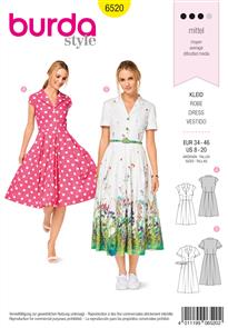Burda Style Pattern 6520 Shirt Blouse Dress