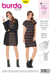 Burda Style Pattern 6608 Jacket & Dress