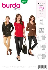 Burda Style Pattern 6611 Shirt