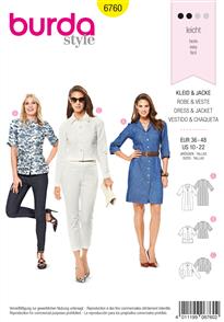 Burda Pattern 6760 Dresses