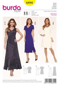 Burda Pattern 6887 Dresses