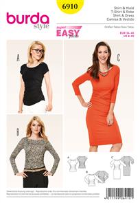 Burda Pattern 6910 Dresses