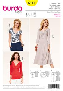 Burda Pattern 6911 Dresses