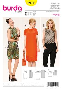 Burda Pattern 6914 Dresses