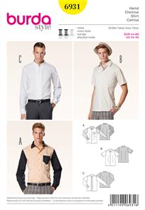 Burda Pattern 6931 Menswear