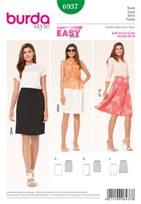 Burda Pattern 6937 Skirts