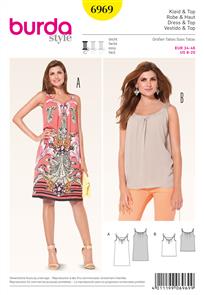 Burda Pattern 6969 Tops, Shirts, Pattern louses