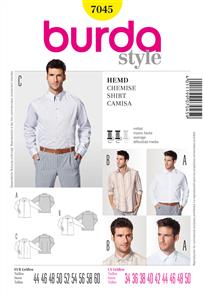 Burda Style Pattern 7045 Shirt