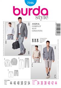 Burda Style Pattern 7046 Suit