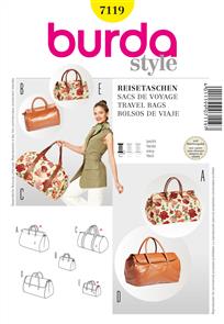 Burda Style Pattern 7119 Travel Bags