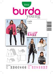 Burda Style Pattern 7313 Cape