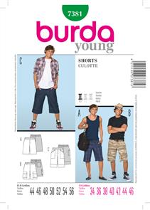 Burda Style Pattern 7381 Shorts