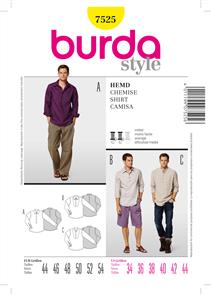Burda Style Pattern 7525 Shirt