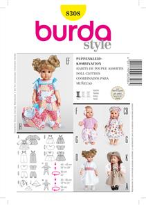 Burda Pattern 8308 Doll Clothes