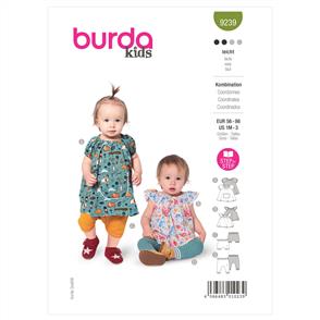 Burda Pattern 9239 Babies' Co-ords