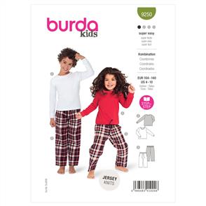 Burda Pattern 9250 Children's Co-ords