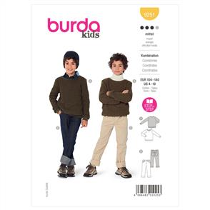 Burda Pattern 9251 Children's Co-ords