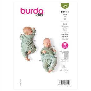 Burda Pattern 9258 Babies' Coordinates