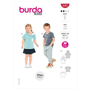 Burda Pattern 9283 Children's Top